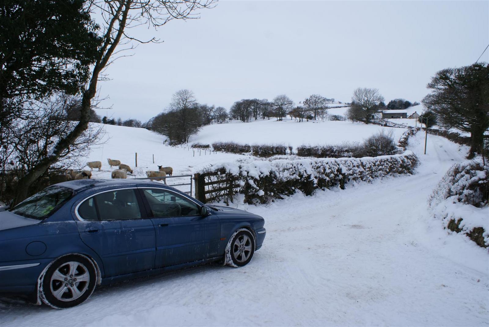 there wasn't any road where the X-type would struggle. This car is got a really good handling on the snow!