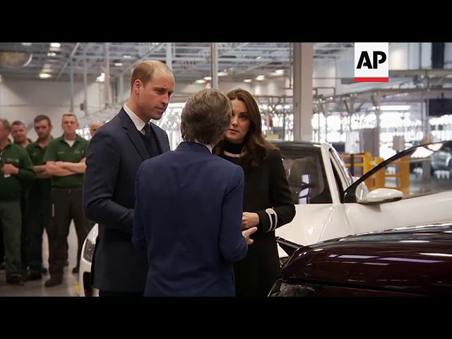 More information about "Video: Prince William and Kate visit Jaguar Land Rover factory"